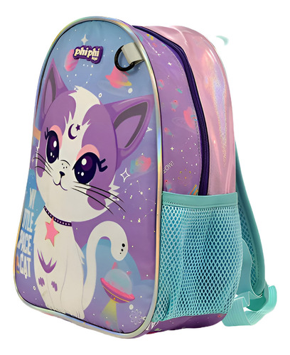 Mochila Jardin Espalda 12 Pulgadas Phiphi Toys Cats Violeta Violeta Gatos