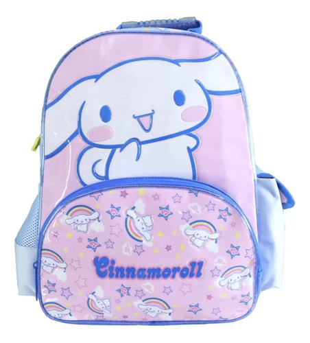 Mochila Escolar Espalda 16 Cinnamoroll Sanrio Fun Cresko Rosa Cinnamoroll