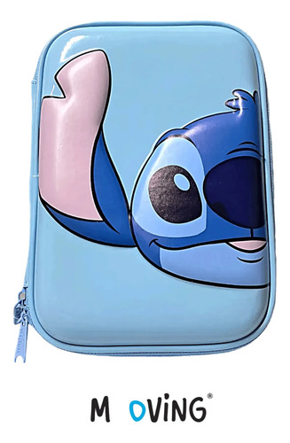 Cartuchera Canopla Eva 1 Cierre Stitch Mooving Celeste Stitch