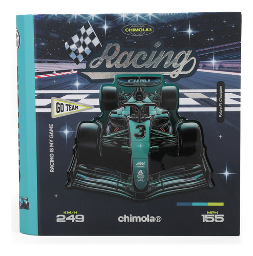 Carpeta Escolar 3x40 Racing Car St07 Chimola Racing Car