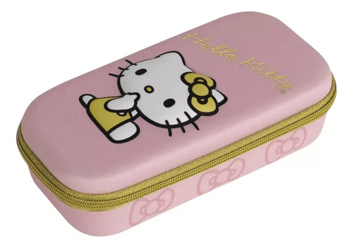 Cartuchera Box Canopla Hello Kitty Color Rosa Mooving Rosa Claro Hello Kitty