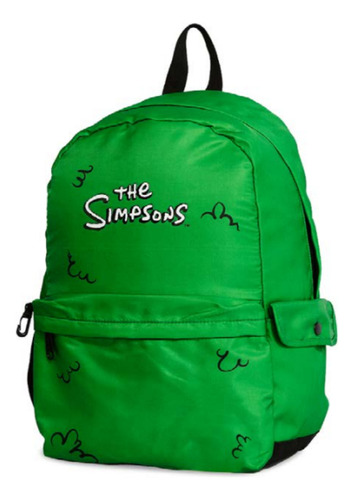 Mochila Escolar Espalda 18 Simpsons Green Mooving Verde Simpsons Green Homero