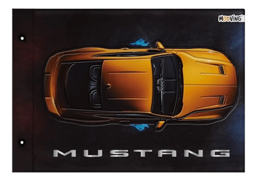 Carpeta De Dibujo N5 Ford Mustang Mooving Negro