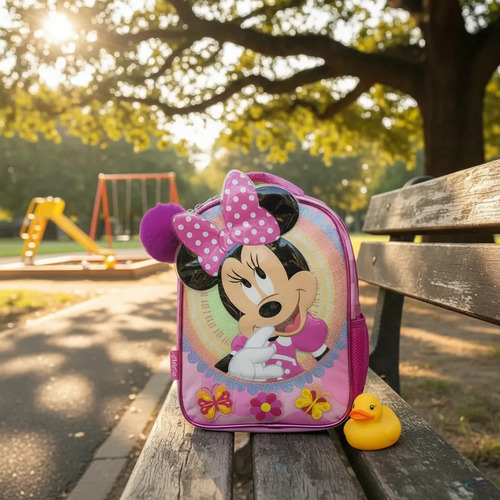 Mochila Jardin Espalda 12 Minnie Mouse Km062 Cresko Salmón-fucsia