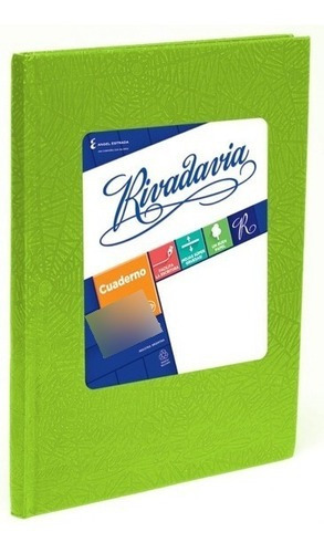 Cuaderno Rivadavia Abc Colores 50 Hojas 88g/m2 Verde Claro Verde Claro