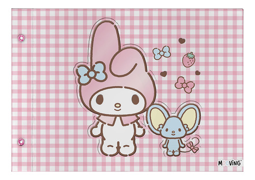 Carpeta N5 De Dibujo Escolar 2 Tapas My Melody Mooving My Melody
