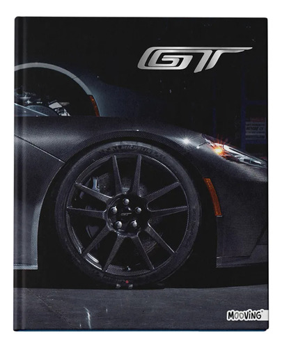 Cuaderno Ford 19x24 Mooving Tapa Dura 48 Hojas Rayadas Negro