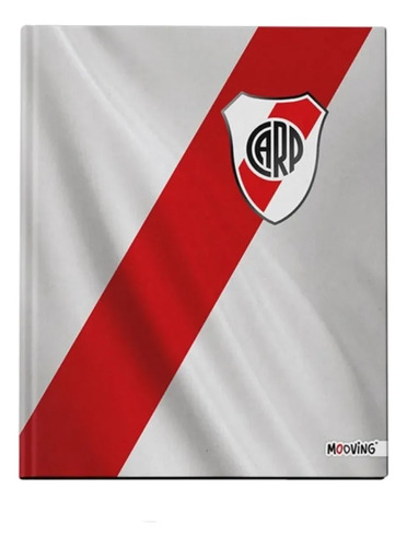 Cuaderno Abc River Plate 48 Hojas Rayado 90 Gramos Mooving Blanco