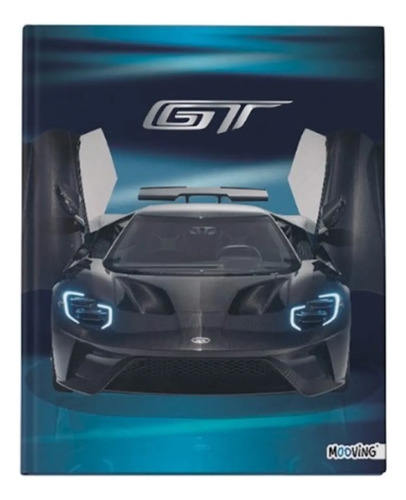 Cuaderno Ford 19x24 Mooving Tapa Dura 48 Hojas Rayadas Azul Oscuro