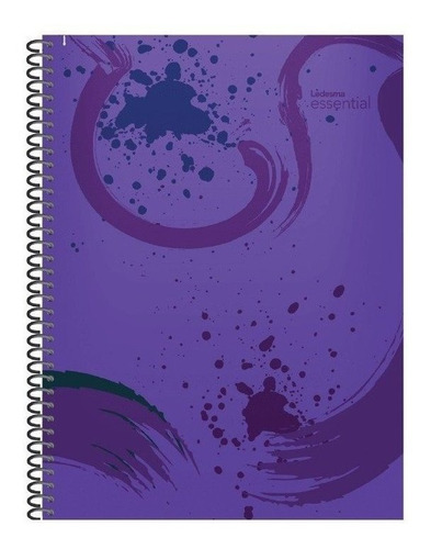 Cuaderno 22x29cm 84 Hojas Cuadriculadas Essential Ledesma Violeta