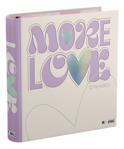 Carpeta Escolar 3x40 Cool More Love Mooving More Love 32790