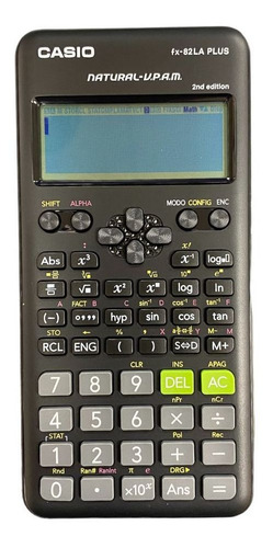Calculadora Casio Cientifica Fx-82 La Plus 252 Funciones Negro