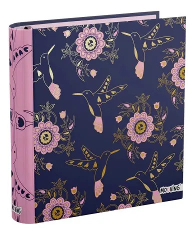 Carpeta Escolar 3x40 Boho Mooving Azul Marino