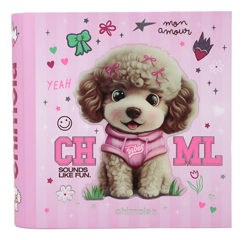 Carpeta Escolar 3x40 Poodle St05 Chimola Poodle