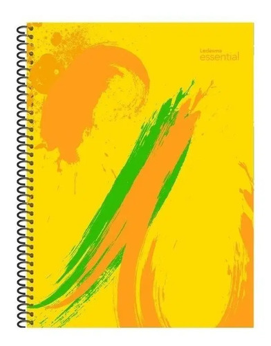 Cuaderno 22x29cm 84 Hojas Rayadas Essential Ledesma Amarillo