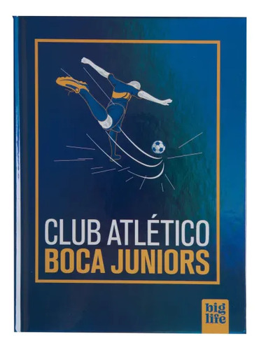 Cuaderno Cosido 16x21cm Boca Juniors Cabj Big Life Azul
