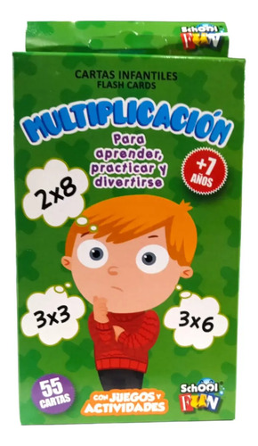 Cartas Infantiles Educativas Multiplicación Para Aprender