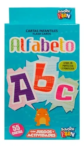 Cartas Infantiles Educativas Alfabeto 55 Cartas Con Juegos