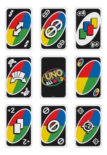 Uno All Wild! Juego De Cartas Mattel