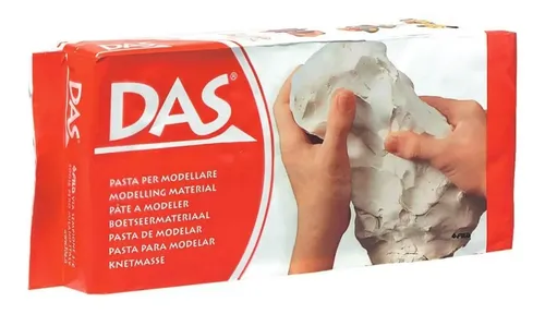 Pasta Masa Das Blanca P Modelar Cerámica Fría Sin Horno 500g Blanco