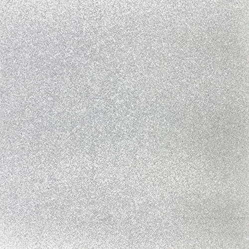 Cartulina Glitter 50cm X 35cm Color Plata Ibi Craft Plateado Cartulina Glitter