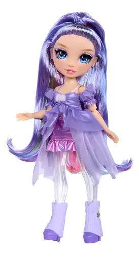 Muñeca Rainbow High Shimmers Violet Willow + Accesorios