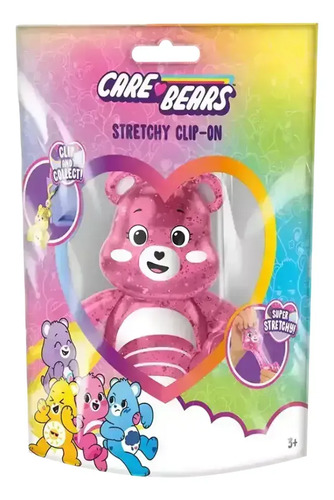 Squishy Ositos Cariñositos Con Colgante Care Bears Rosa