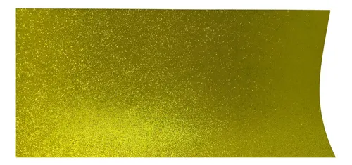 Cartulina Fantasia Super Glitter Brillantina 50x35 X 10 Dorado Brillantina