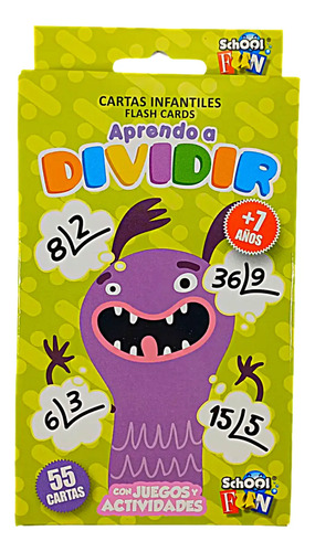 Cartas Educativas Aprendo A Dividir School Fun