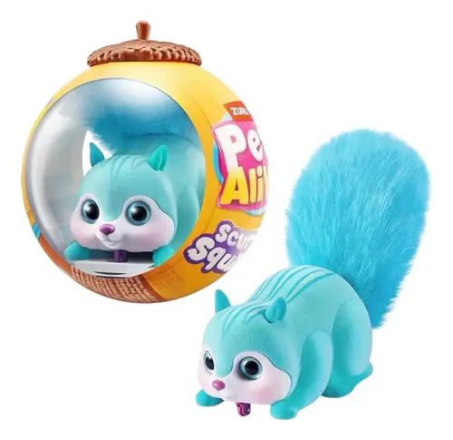 Pets Alive Interactivo Ardilla 5cm Varios Colores Turquesa