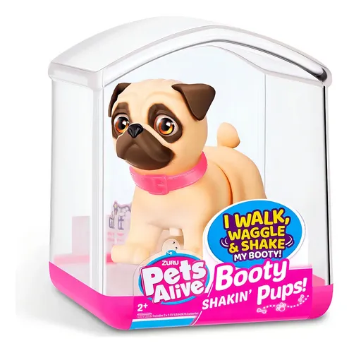 Pets Alive Booty Shakin Pups Perro Pug Interactivo 5 Cm Pug