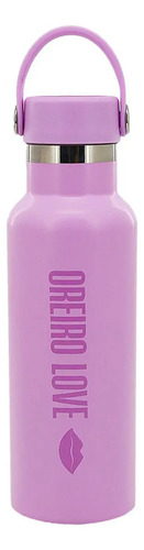 Botella Termica Oreiro Love 500ml Acero Inoxidablefrio Calor Lila