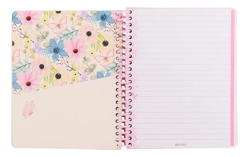 Cuaderno Premium 1/2 Oficio Garden Mooving Rosa Claro Cuaderno Premium 1/2 Oficio Garden Mooving Rosa Claro - Imagen 3