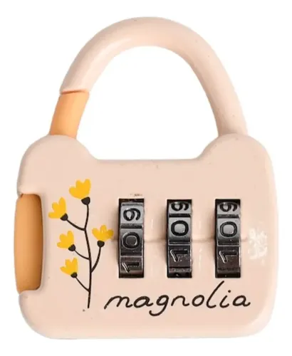 Candado Blooming Season Combinacion Happy Bits Talbot Beige