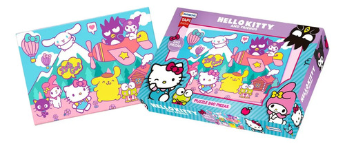 Puzzle 240 Piezas Hello Kitty Kuromi Tapi Puzzle Rompecabeza