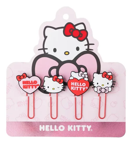 Fun Paper Clips X4u Maw Hello Kitty Mooving Rojo