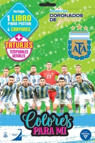Libro Para Pintar Selección Argentina Afa Colores Para Mí