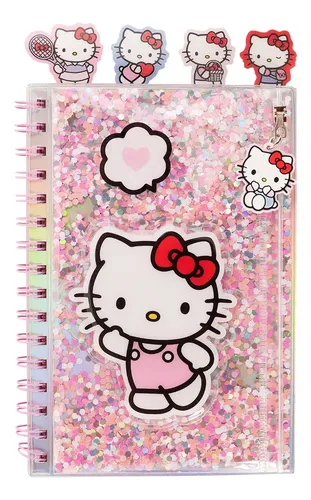 Cuaderno A5 Mooving Con Separadores Hello Kitty Maw Mooving Rosa