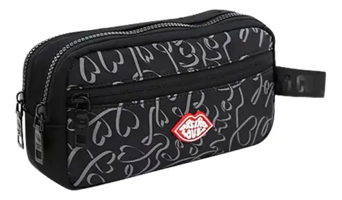 Cartuchera Escolar Las Oreiro Neceser Bolsillo 30192 Negro | Modelo 30192 Lisa
