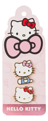 Pins Magneticos Mooving Hello Kitty X2 Blanco