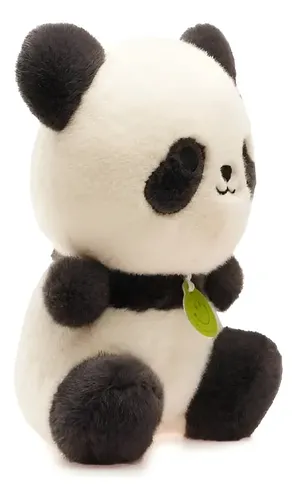 Peluche Panda Sentado 21cm Suave Phi Phi Toys Blanco Y Negro