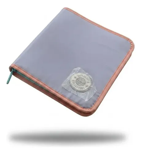 Carpeta Escolar N3 Con Cierre Influencer Colores Pastel Lila