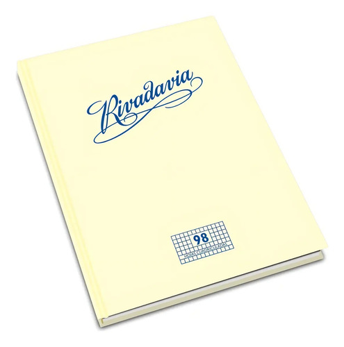 Cuaderno Rivadavia Tapa Cartón Tradicional Cuadriculado 98 Amarillo