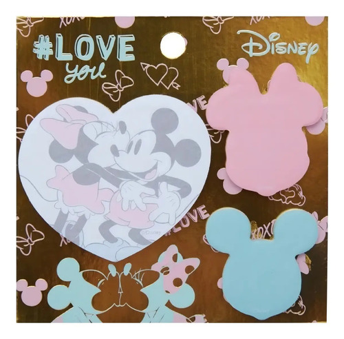 Notas Adhesivas Mickey Y Minnie Formas Mooving Maw X3 X30h