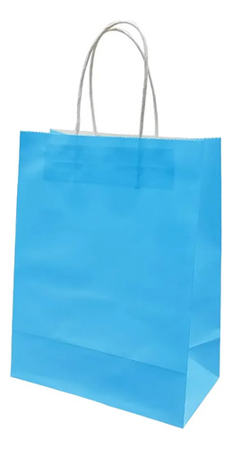 Bolsa Para Regalo Zafiro Lisa Color Verde Pack X 6 Unidades Celeste Zafiro