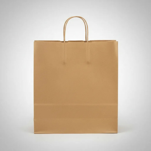 Bolsa De Madera Para Regalo Kraft 42x30 Brandpack Marrón Claro Kraft