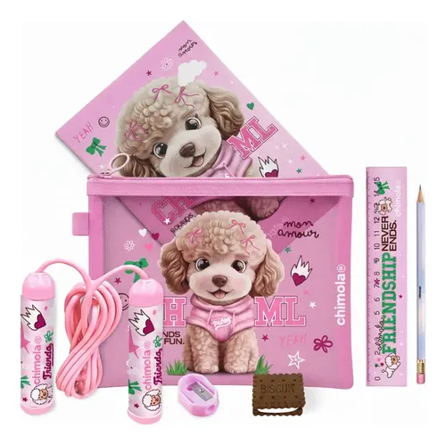 Chimola Set Escolar School Set Mesh Poodle St50
