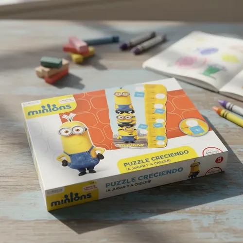 Puzzle Creciendo Minions 21 Piezas Grandes Magic Makers