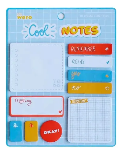 Sticky Notes Notas Adhesivas Wero Cool Notes X1u Cool Notes