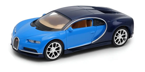 Welly 1:34 Bugatti Chiron Celeste C/negro 43738cw Celeste/negro